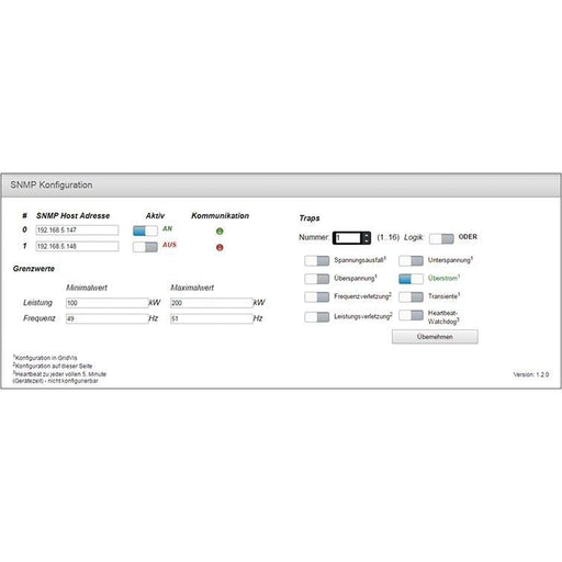 Janitza Electronic - Visualisierungs-Software Alarming für Grenzwerte 5100310