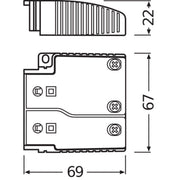 OSRAM BETRIEBSGERÄTE - Zubehör/Ersatzteile für Vorschaltgerät Kabelklemme OTCABLECLAMPBSTYLELP