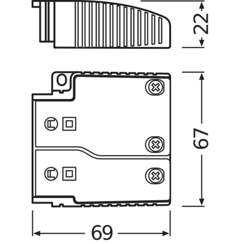 OSRAM BETRIEBSGERÄTE - Zubehör/Ersatzteile für Vorschaltgerät Kabelklemme OTCABLECLAMPBSTYLELP