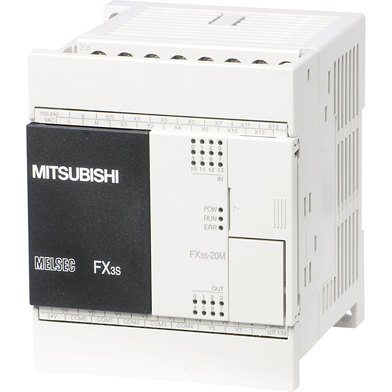 Mitsubishi Electric - SPS-Grundgerät Grundgerät FX3S-20MR/ES AC100-240V, 12E, 12A