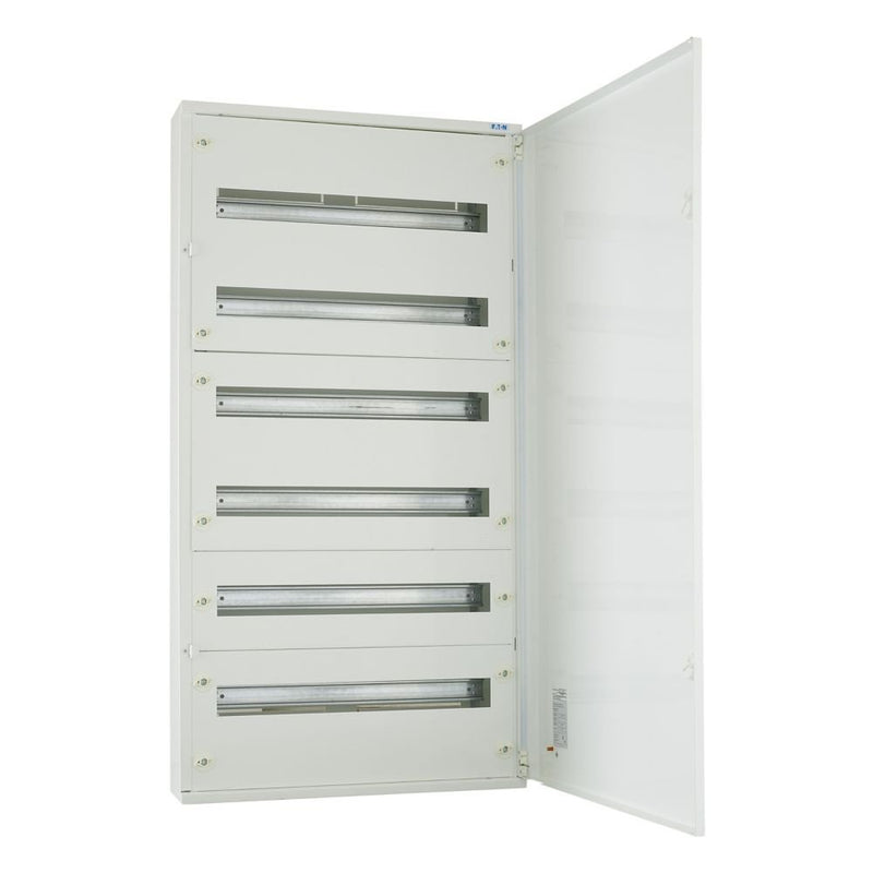 Eaton - Installationskleinverteiler Oberputz Flachverteiler BF-O-6/144-C komplett 6 Rei. Weiß