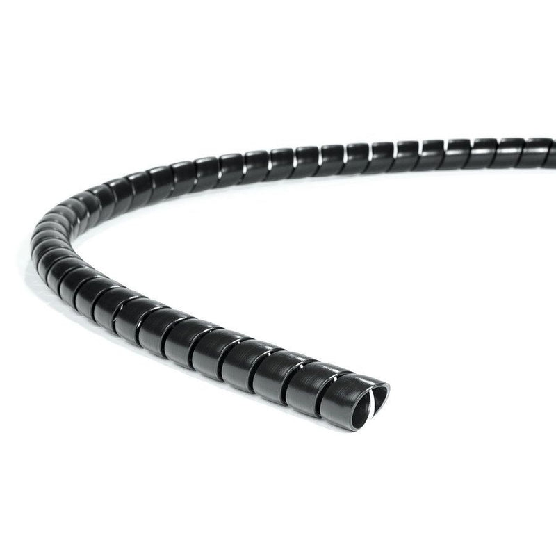 HellermannTyton - Kabelbündelungsschlauch Spiralschlauch 162-20401 schwarz, 1,5 m − 25 Stück