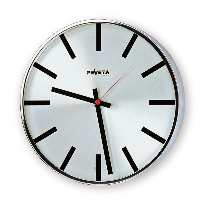 Peweta - Uhr Funkuhr 51.230.341 innen,1,5V,D=300mm