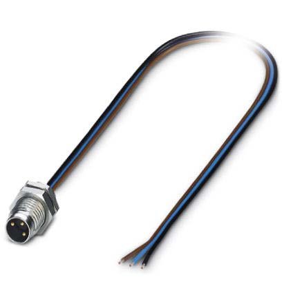 Phoenix Contact - Rundsteckverbinder, feldkonfektionierbar (Industriesteckverbinder) Einbausteckverbinder SACC-DSI-Ms #1453478 3CON-M 8/0,5