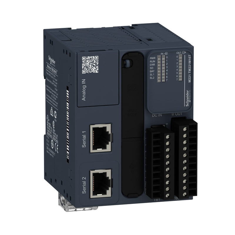 Schneider Electric - SPS-Grundgerät SPS-Steuerung M221M TM221M16T 2x seriell