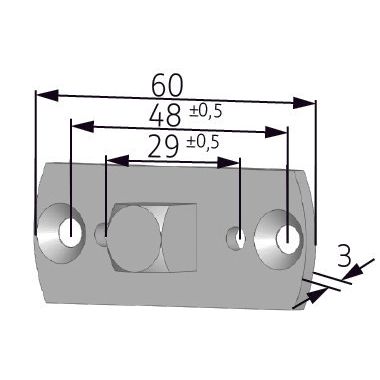 Somfy - Zubehör/Ersatzteile für Tor-/Rollladenantriebe Adapterset 9013594 für Selve Lager − 1 Stück