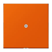Jung - Einsatz/Abdeckung für Kommunikationstechnik Leitungsauslass m. Zugent. LC 990 A 260 orange vif