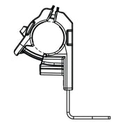 HellermannTyton - Befestigungsschelle für Kabel/Rohre Befestigungelement RCB90LM8 PA66 129,9x34,9mm, M8 − 200 Stück
