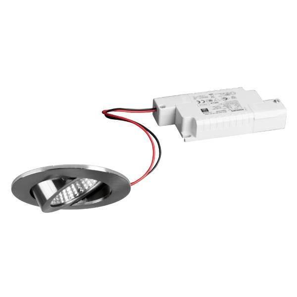 Brumberg Leuchten - Downlight/Strahler/Flutlicht LED-Einbaustrahler 39363153 3000K ni./matt dimm