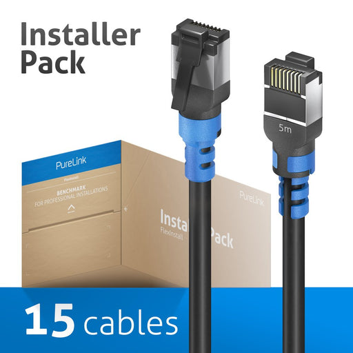 PureLink - Patchkabel Kupfer Patchkabel Cat.6A S/FTP 5m FI-PC110-050-PCK FlexInstall,VE 10Stk