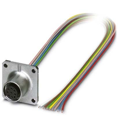Phoenix Contact - Rundsteckverbinder, feldkonfektionierbar (Industriesteckverbinder) Einbausteckverbinder SACC-SQ-M12F#1441697