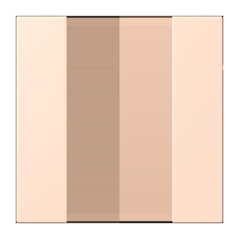 Jung - Abdeckung/Bedienelement für Installationsschalterprogramme Tastensatz 1fach LC 501 TSA 228 rose pale