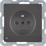 Berker - Steckdose anth/sa 6765106086 m.Schutzkontaktstift