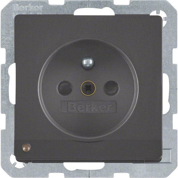 Berker - Steckdose anth/sa 6765106086 m.Schutzkontaktstift