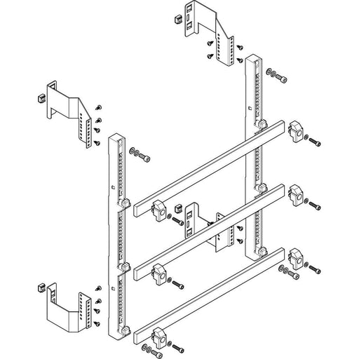 ABN - Verteilerfeld für Installationsverteiler Sammelschienen-Modul MFSC25963 flach 2FB/5RE