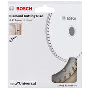 Bosch - Trenn-/Schleifscheibe Diamanttrennscheibe Turbo 2608615036 Eco For Universal
