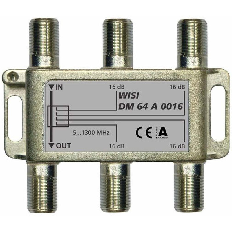 Wisi - Abzweiger und Verteiler Abzweiger 4f. DM 64 A 0016 5-1300Mhz 16dB Kl.A