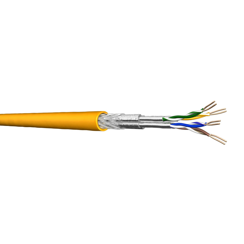 Draka Comteq (DNT) - Daten- und Kommunikationskabel UC MM1500 SS22 Kat.7A gelb 60015321-Dca-T1000 4P S/FTP 6F AWG22