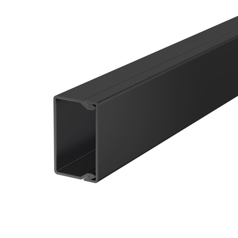 OBO Bettermann - Leitungsführungskanal Wand- und Deckenkanal WDK25040SW 2000x40x25 PVC sw − 24 Meter
