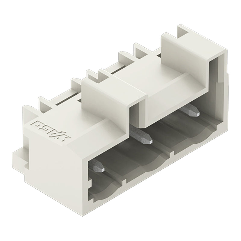 WAGO - Leiterplattensteckverbinder THT-Stiftleiste Lötstift 721-833/001-000 1,0x1,0,abgew.,lgr − 200 Stück