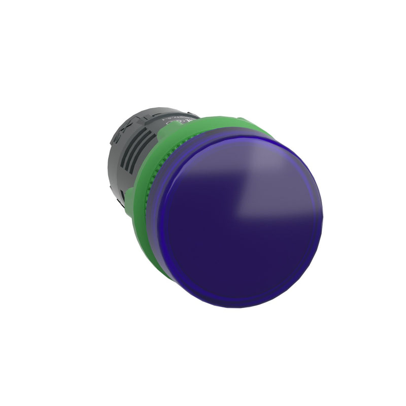 Schneider Electric - Leuchtmelder, Komplettgerät Leuchtmelder XB5EVM6 Monoblock 22mm blau