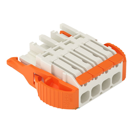WAGO - Kabelsteckverbinder für Leiterplattensteckverbinder Federleiste 1-Leiter Hebel 2721-1104/037-000 Push-in Cage Clamp − 50 Stück