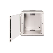 DIGITUS - Netzwerk-/Serverschrank Wandschrank mit Glastür DN-19 12U-6/6 RAL7035 HE 12