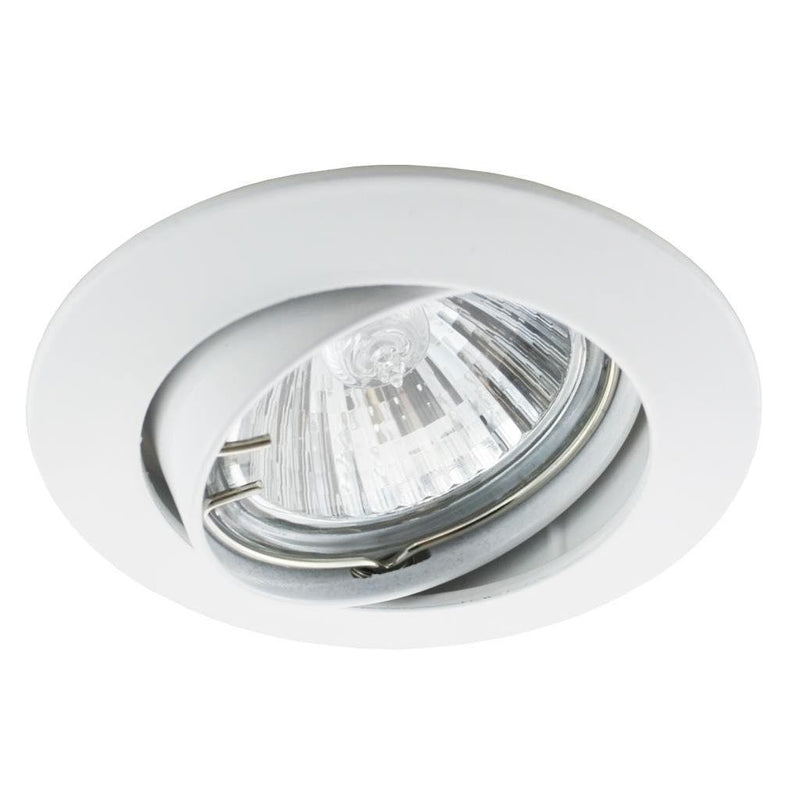 Scharnberger+Hasenbein - Downlight/Strahler/Flutlicht EB-Strahler MR16/GX5,3 53112 82mm schwenkbar ws − 1 Stück