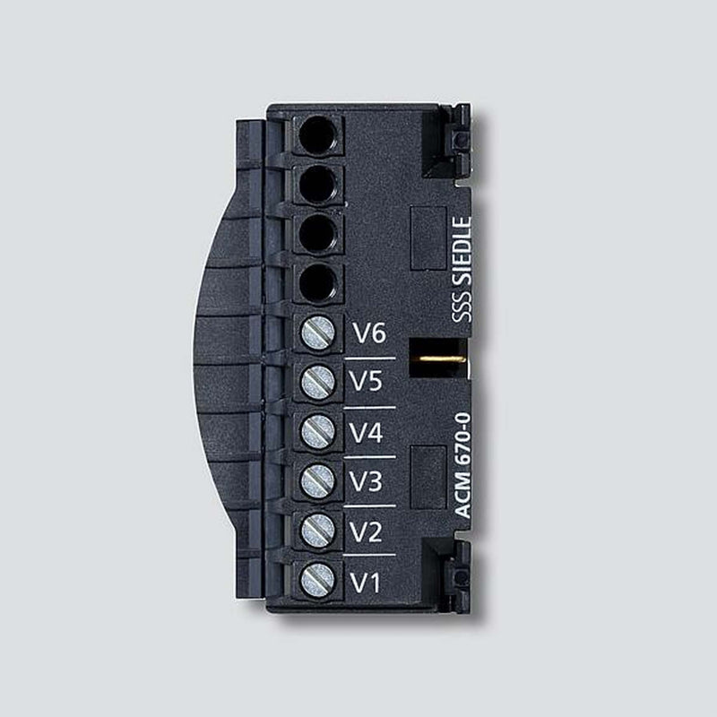 Siedle&Söhne - Zubehör/Ersatzteile für Türkommunikation Klemmblock sw 200029836-00 f. ACM 670