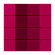 Jung - Abdeckung/Bedienelement für Installationsschalterprogramme Tastensatz 4fach LC 504 TSA 230 rouge rubia