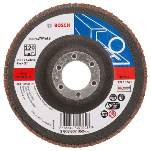 Bosch - Trenn-/Schleifscheibe Fächerschleifscheibe X551 2608607352 Expert for Metal