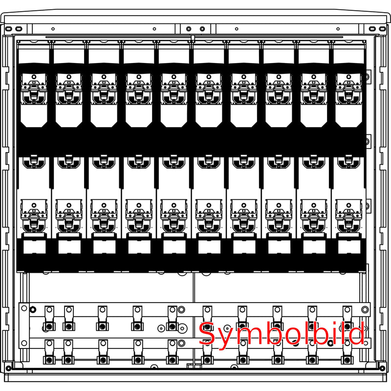 Elsta Mosdorfer - Kabelverteilerschrank Kabelverteilerschrank LS82S.80 mit Sammelschienen