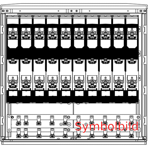 Elsta Mosdorfer - Kabelverteilerschrank LS82S.80 mit Sammelschienen