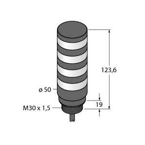 Turck - Signalsäule, Komplettgerät Signalsäule TL50BLWBGYR