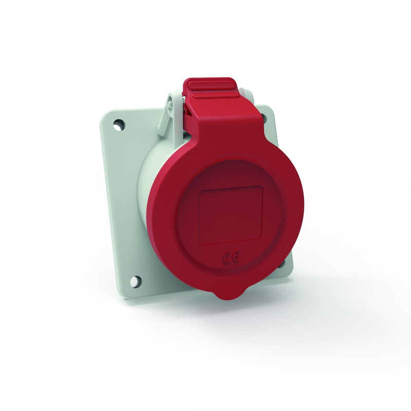 Bals Elektrotech - CEE-Anbausteckdose (IEC 60309) Anbausteckdose Neigung 127571 16A 5p 400V 6h IP54