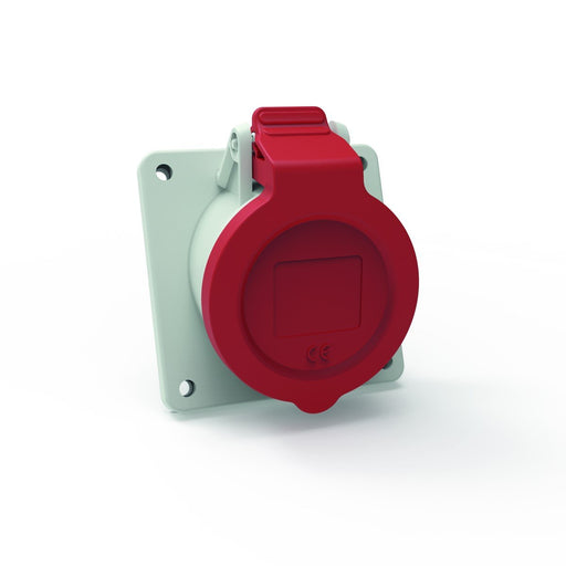 Bals Elektrotech - CEE-Anbausteckdose (IEC 60309) Anbausteckdose Neigung 127571 16A 5p 400V 6h IP54