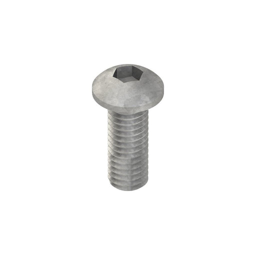 Niedax - Maschinenschraube/Bolzen Flachkopfschraube FKI 6X16 F m. Innesechskant M6