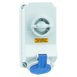 Bals Elektrotech - CEE-Steckdose abschaltbar, abgesichert (IEC 60309) CEE-Steckdose 16445 16A,7p,230V,9H,IP44