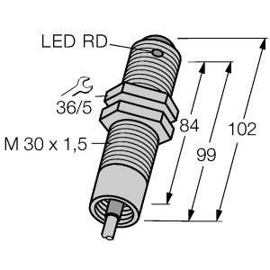 Turck - Einweg-Lichtschranke Einweglichtschranke SM2A30PRLNCB Empfänger − 1 Stück