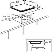 Zanussi - Herd EB-Herdset HS1202X3 ZOFNC0X2+ZHDN670X