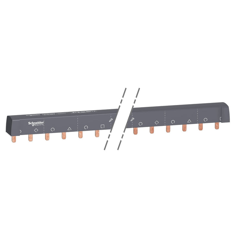 Schneider Electric - Phasenschiene Steg A9XPH524 ablängbar, 3P+N, 24