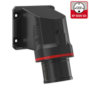 Walther Werke - CEE-Gerätestecker (IEC 60309) CEE NEO Anbaugerätestecker FW711406CC 16A 4P 6h IP54 − 5 Stück