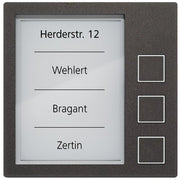 TCS Tür Control - Funktionsmodul für Türkommunikation Klingeltastenmodul AMI10913-0057 3-Tasten SW