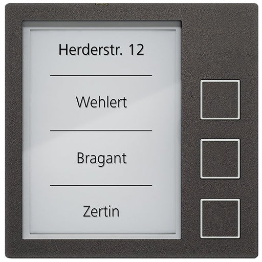 TCS Tür Control - Funktionsmodul für Türkommunikation Klingeltastenmodul AMI10913-0057 3-Tasten SW