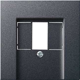 Gira - Einsatz/Abdeckung für Kommunikationstechnik Zentralplatte TAE anth 027628 System55