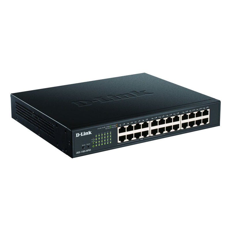 DLink - Netzwerk Switch 24-Port Gigabit Switch DGS-1100-24PV2/E PoE Smart