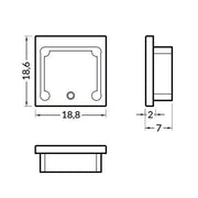 Brumberg Leuchten - Mechanisches Zubehör/Ersatzteile für Leuchten Endkappen-Set 53089260