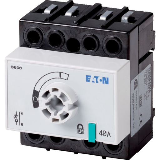 Eaton - Lasttrennschalter 4polig DCM-40/4-SK+FM 40A Rückanschluss