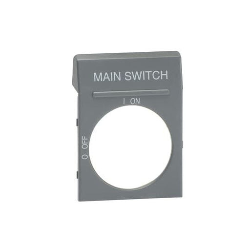 ABB Stotz S&J - Zubehör/Ersatzteile für Niederspannungs-Schalttechnik Textschild OPG2EN1 grau f. OH2_ Griffe
