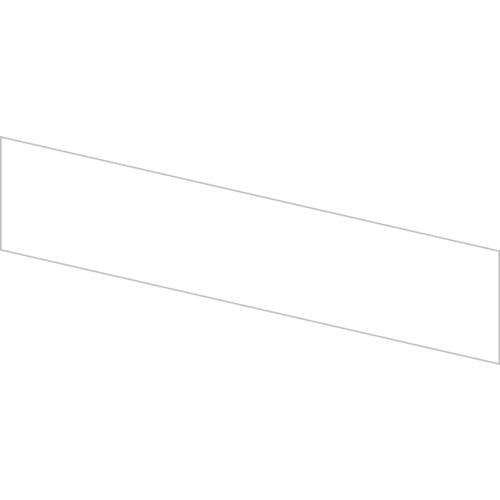 Stahl - Bezeichnungsschild für Befehlsgeräte Schild 238272 unbeschriftet